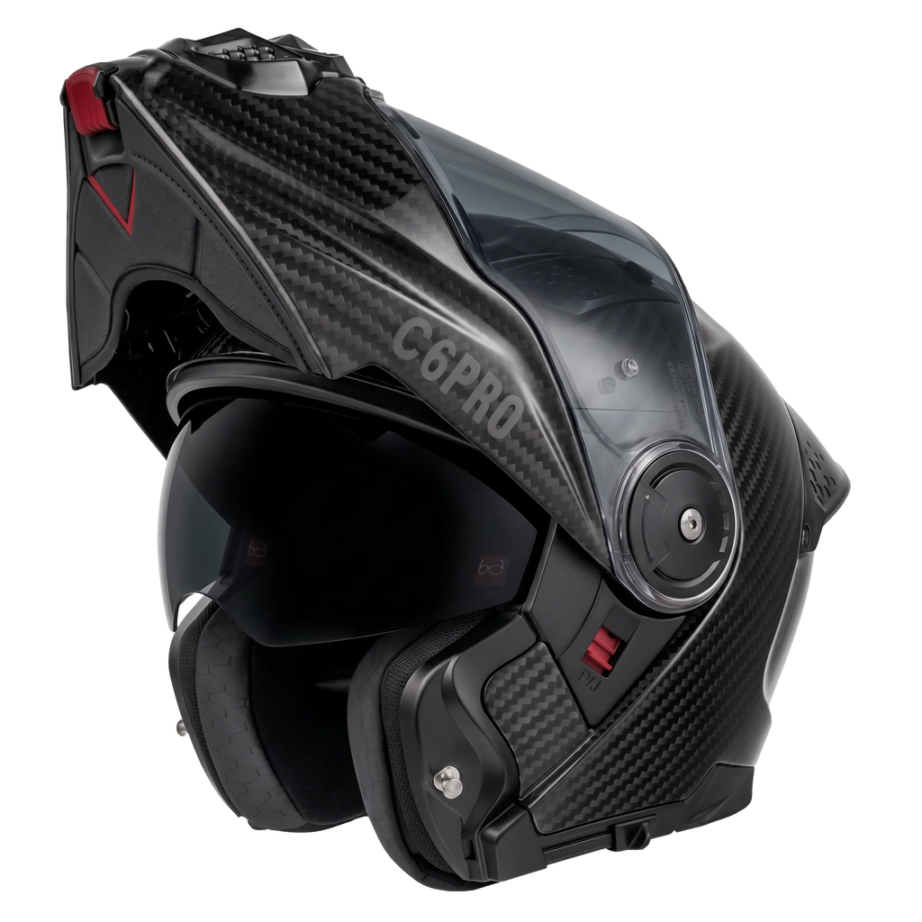 D.O.T. & ECE Daytona C6 PRO- Grey Carbon Fiber