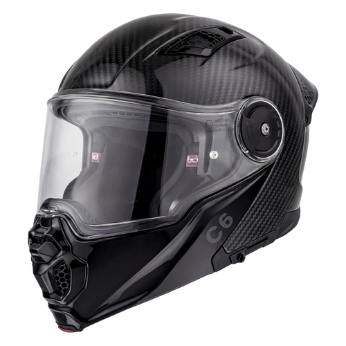 D.O.T. & ECE Daytona C6- Grey Carbon Fiber